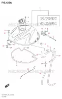SERBATOIO DI CARBURANTE (GSX R750:E03,E28) per Suzuki GSX-R 750 2023