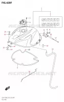 SERBATOIO DI CARBURANTE (GSX R750Z:E33) per Suzuki GSX-R 750 2023
