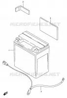 BATTERIA per Suzuki INTRUDER 1400 2006