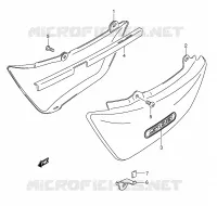 CARENATURA (MODEL K5/K6/K7/K8) per Suzuki INTRUDER 1400 2006