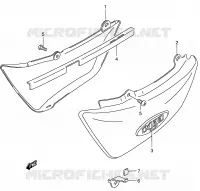COPERTURA TELAIO (MODELLO K4) per Suzuki INTRUDER 1400 2006
