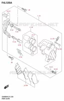 ANTERIORE PINZA per Suzuki V-STROM 800 2024
