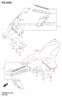 CARENATURA POSTERIORE per Suzuki V-STROM 800 2024