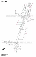 COLONNA DELLO STERZO per Suzuki V-STROM 800 2024