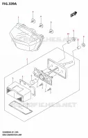 FANALE POSTERIORE per Suzuki V-STROM 800 2024
