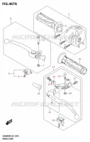LEVA   MANOPOLA per Suzuki V-STROM 800 2024
