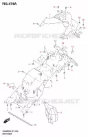 PARAFANGO POSTERIORE per Suzuki V-STROM 800 2024
