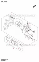 PINZA POSTERIORE per Suzuki V-STROM 800 2024