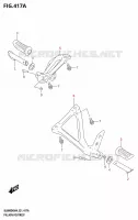 POGGIAPIEDI per Suzuki V-STROM 800 2024