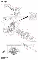 RUOTA POSTERIORE per Suzuki V-STROM 800 2024