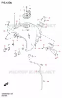 SERBATOIO DI CARBURANTE per Suzuki V-STROM 800 2024