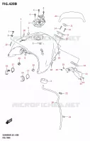 SERBATOIO DI CARBURANTE per Suzuki V-STROM 800 2024
