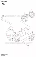 SISTEMA DI EVAP CARBURANTE per Suzuki V-STROM 800 2024