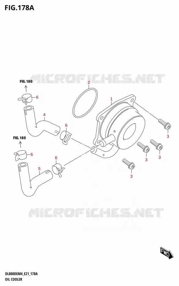 OIL COOLER Suzuki MOTO 800 V-STROM 2024  DL800DERC M4 (E21)