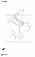 BATTERIA per Suzuki V-STROM 800 2024