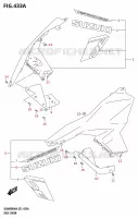 CARENATURA POSTERIORE per Suzuki V-STROM 800 2024