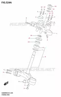 COLONNA DELLO STERZO per Suzuki V-STROM 800 2024