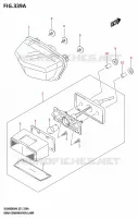 FANALE POSTERIORE per Suzuki V-STROM 800 2024