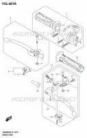 LEVA   MANOPOLA per Suzuki V-STROM 800 2024