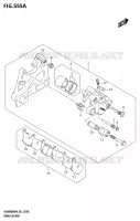 PINZA POSTERIORE per Suzuki V-STROM 800 2024
