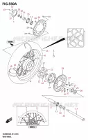 RUOTA POSTERIORE per Suzuki V-STROM 800 2024