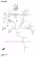 SERBATOIO DI CARBURANTE per Suzuki V-STROM 800 2024