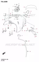 SERBATOIO DI CARBURANTE per Suzuki V-STROM 800 2024