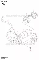 SISTEMA DI EVAP CARBURANTE per Suzuki V-STROM 800 2024
