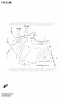 TAPPO DI SERBATOIO DI CARBURANTE per Suzuki V-STROM 800 2024