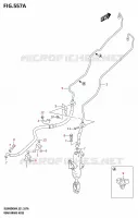 TUBO FRENO POSTERIORE per Suzuki V-STROM 800 2024
