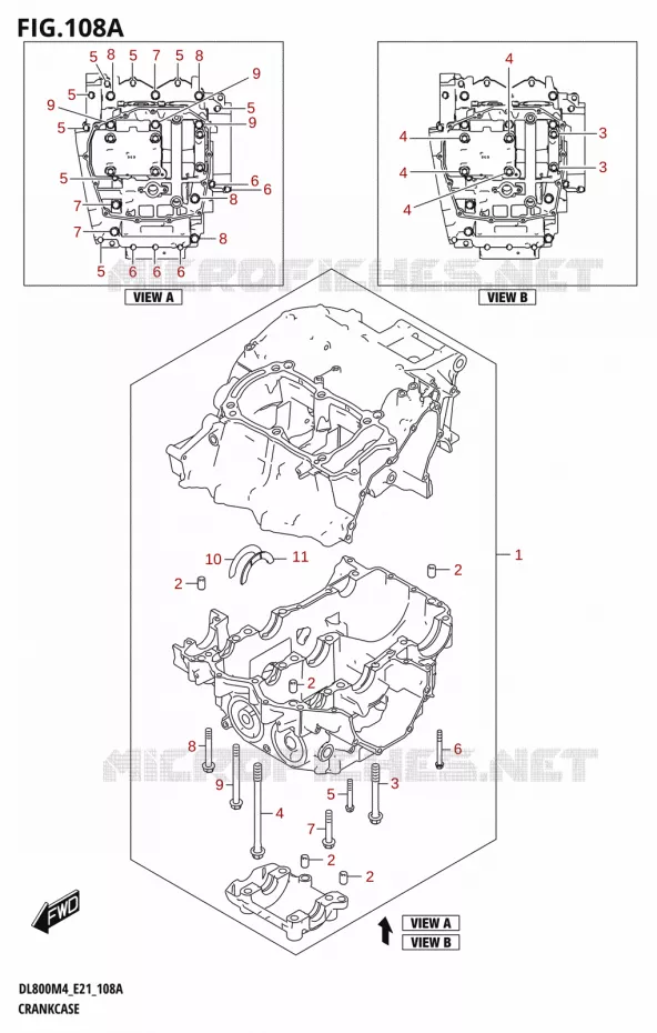 BASAMENTO Suzuki MOTO 800 V-STROM 2024  DL800RQ M4 (E21)