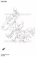 PARAFANGO POSTERIORE per Suzuki GSX-R 1000 2024