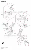 POGGIAPIEDI per Suzuki GSX-R 1000 2024