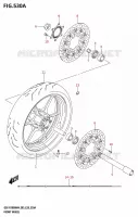 RUOTA ANTERIORE (GSX R1000A) per Suzuki GSX-R 1000 2024