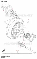 RUOTA POSTERIORE (GSX R1000A) per Suzuki GSX-R 1000 2024