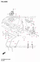 SERBATOIO DI CARBURANTE (GSX R1000A:(E03,E28)) per Suzuki GSX-R 1000 2024
