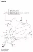 TAPPO DI SERBATOIO DI CARBURANTE ANTERIORE ((GSX R1000A,GSX R1000RA):E33) per Suzuki GSX-R 1000 2024