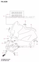 TAPPO DI SERBATOIO DI CARBURANTE ANTERIORE (GSX R1000RZA:(E03,E28)) per Suzuki GSX-R 1000 2024