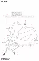 TAPPO DI SERBATOIO DI CARBURANTE ANTERIORE (GSX R1000RZA:E33) per Suzuki GSX-R 1000 2024