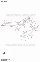 TAPPO LATERALE INFERIORE (GSX R1000RZA) per Suzuki GSX-R 1000 2024