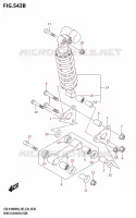 TRIANGOLO DI SOSPENSIONE (GSX R1000A) per Suzuki GSX-R 1000 2024