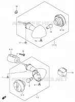 INDICATORE per Suzuki INTRUDER 1400 2006