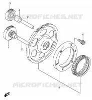 MOTORINO D'AVVIAMENTO FRIZIONE per Suzuki INTRUDER 1400 2006
