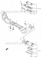 POGGIAPIEDE per Suzuki INTRUDER 1400 2006