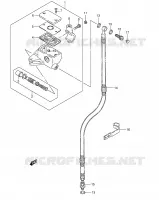 POMPA FRENI ANTERIORE (MODEL K5/K6/K7/K8) per Suzuki INTRUDER 1400 2006