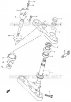 SCATOLA STERZO (MODELLO K4) per Suzuki INTRUDER 1400 2006