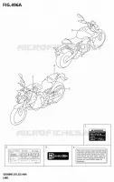 ETICHETTA (GSX800RQ:M5:E03) per Suzuki GSX 800 2025