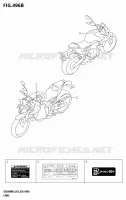 ETICHETTA (GSX800RQ:M5:E28) per Suzuki GSX 800 2025