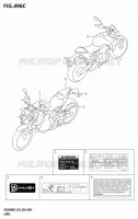 ETICHETTA (GSX800RQ:M5:E33) per Suzuki GSX 800 2025