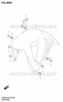 PARAFANGO ANTERIORE per Suzuki GSX 800 2025